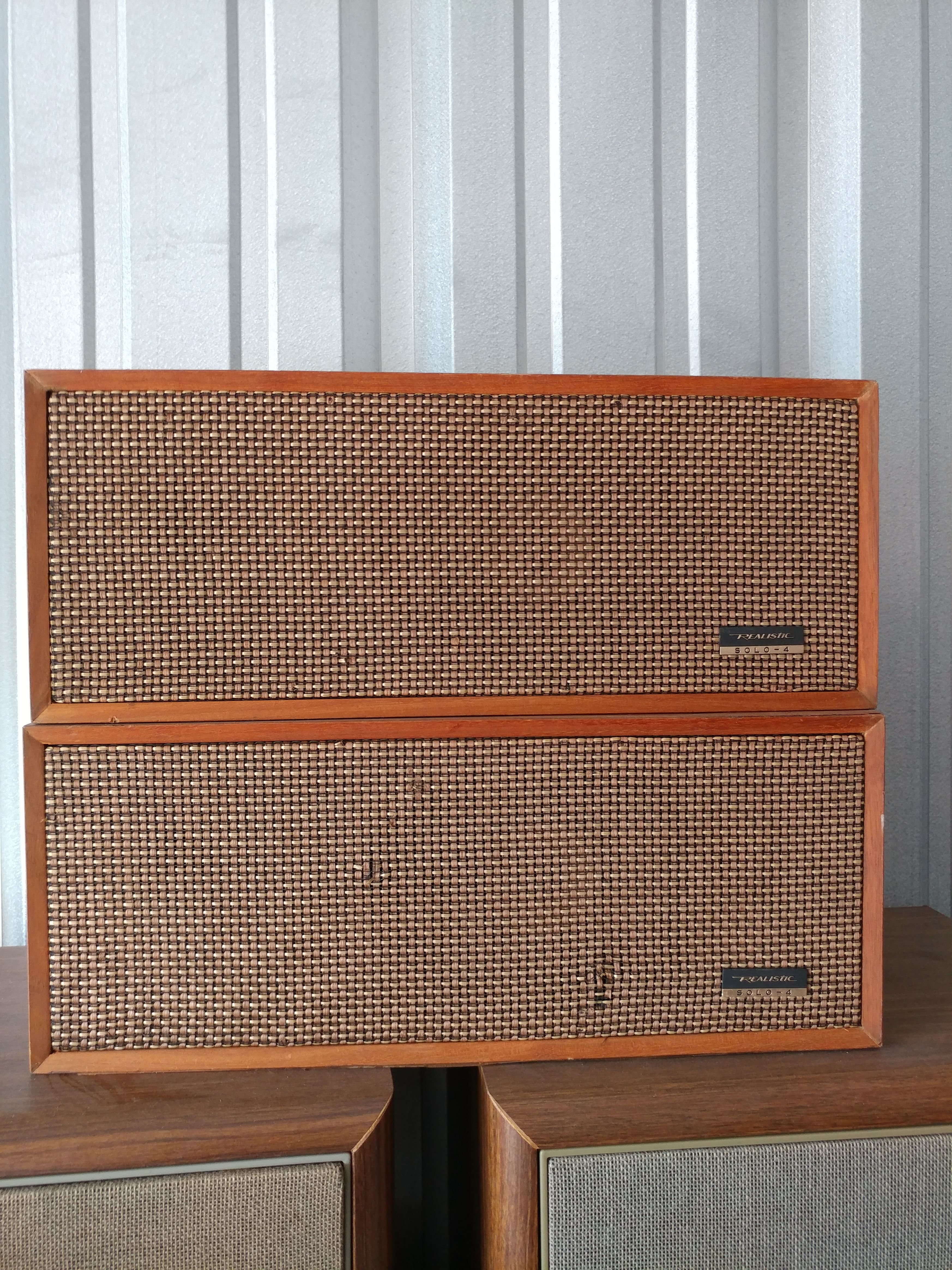 Realistic Solo 4 speakers