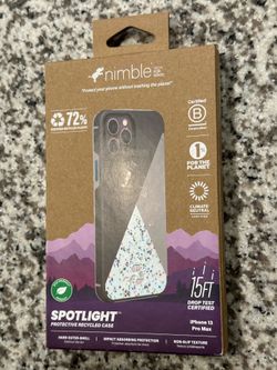Nimble iPhone 13 Pro Max - 6.7 / Charcoal Made from 3 types of plastic waste Brand new