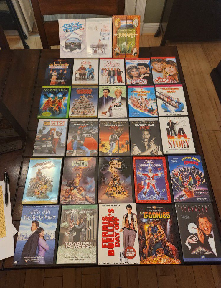 Set of 30 Comedy Movies on DVD sold together read description for details 