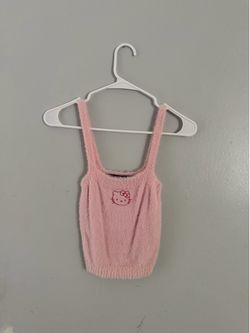 Hello Kitty fuzzy tank top