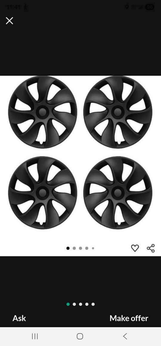 20inch Tesla Hubcaps Model Y