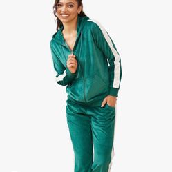 Gary Com 2 PCS Outfits Women's Fleece Sherpa Lined Sweatsuits Long Sleeve Hoodie and Sweat Pants Winter Warm Tracksuit Set