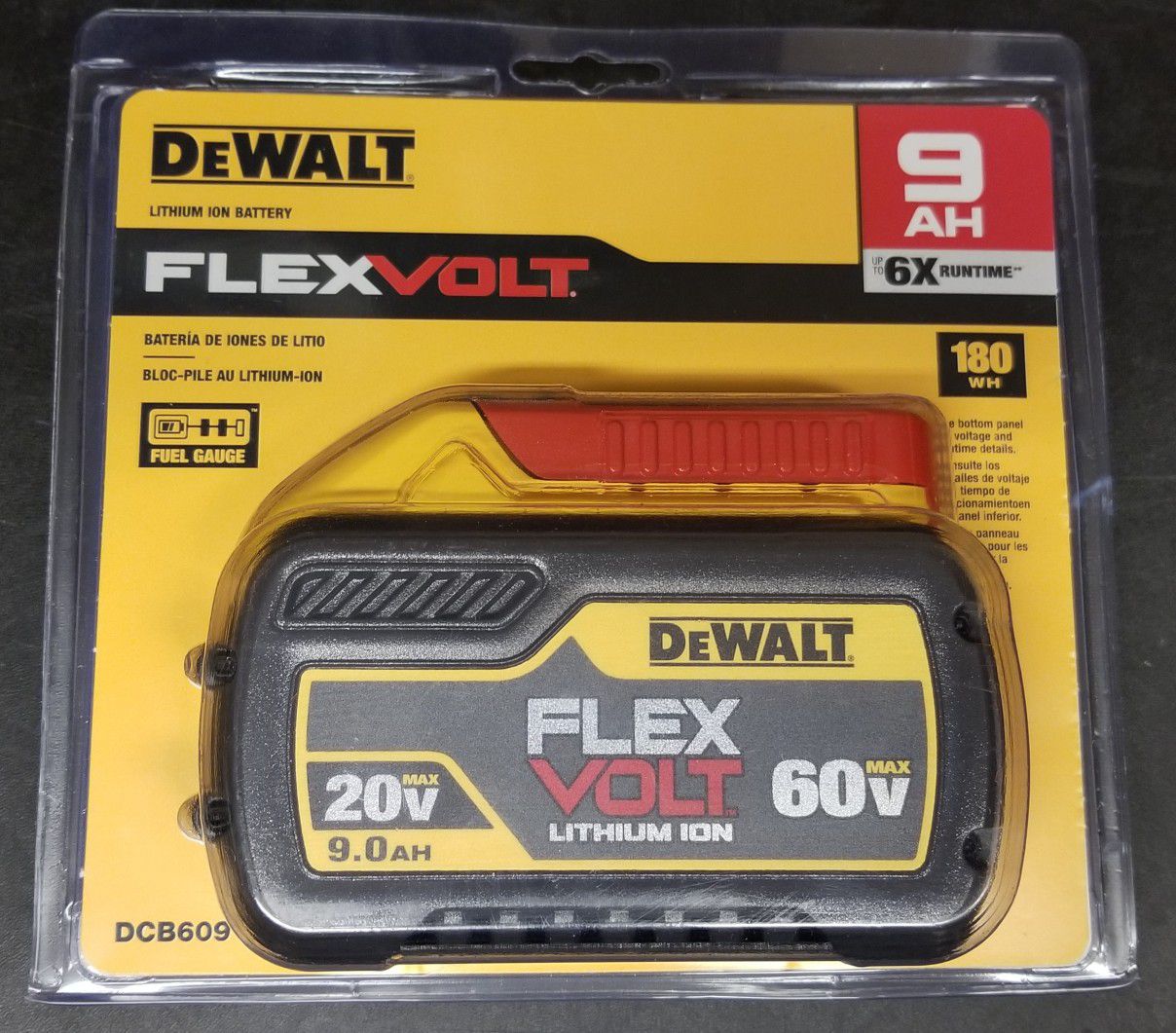 DeWalt 9ah flexvolt battery new in package