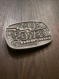 Belt Buckle Marantz 25th Anniversary True Power Music Electric Guitar Acoustic Guitar Belt Buckle