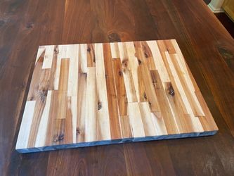 Large Hardwood Butcher Block Cutting Board