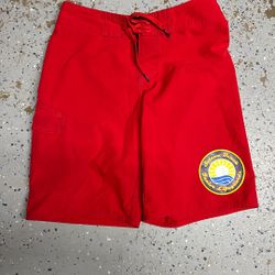 Solana Beach Junior Lifeguards Kids Boardshort Trunks Size 24