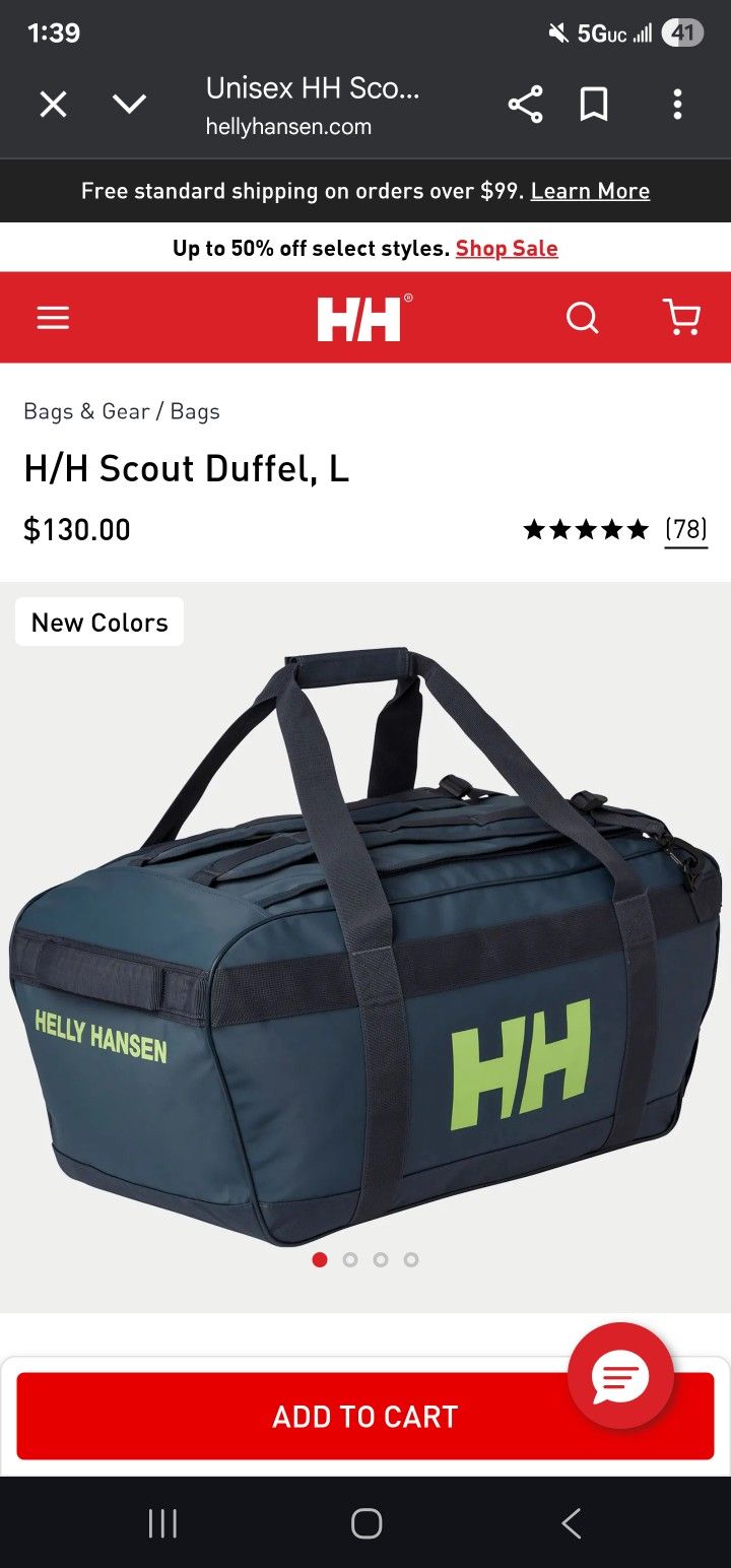 Helly Hanson Waterproof Duffel Bag