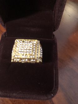 18k gold plated for his or her ring size 9