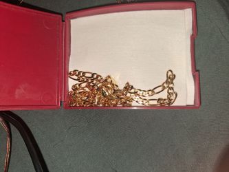 14K  Gold-Filled Figaro Link Chain-5mm, 20", 15.35 grams