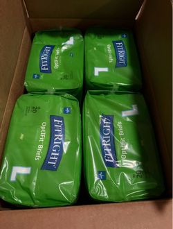 FitRight Adult Incontinence Large Briefs , 80ct