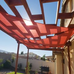 New In Box $10 Each 12x12x17 Feet Triangular Tan Or Terracotta Color Sun Sail Shade With Anchor Ropes Patio Deck Cover Canopy 