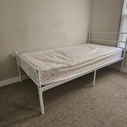 Twin Mattress And Frame 