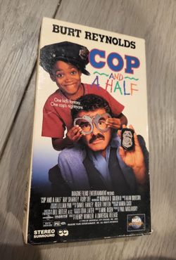🎬📼 Cop and a Half VHS – Burt Reynolds & Norman D. Golden II – 1993 Family Comedy