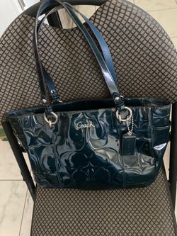 Coach leather hand bag