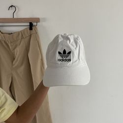 Adidas white hat.   A