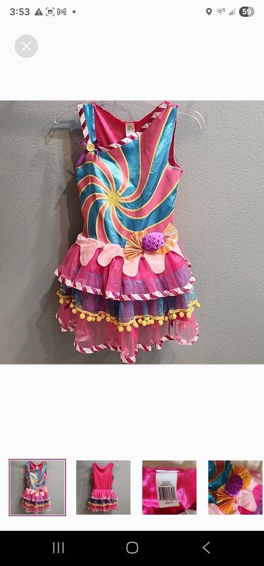 Girl's Candy Girl Costume