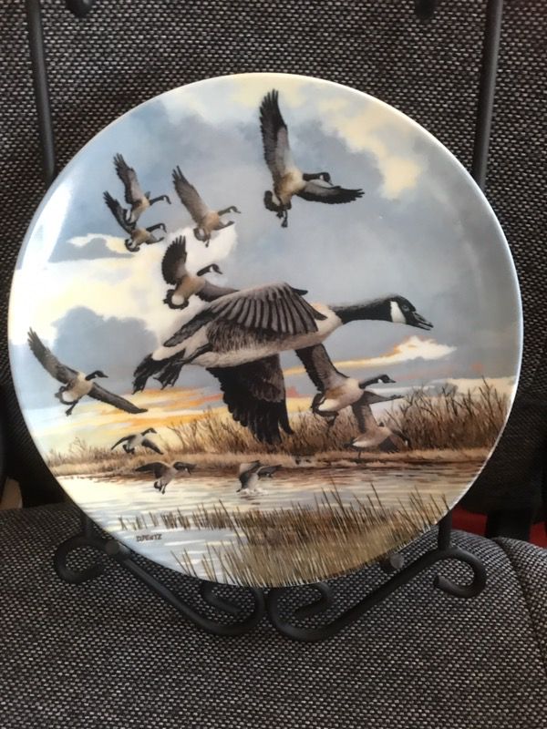 Duck plate called "The Landing" By Donald Pentz