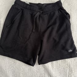 Alo Black Shorts Size Medium