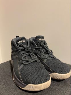 adidas Street Fire Gray Mid Top Lace-Up Men's Athletic Sneakers Rubber Outsole
