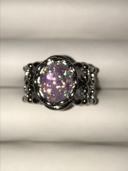 Size 8 silver ring