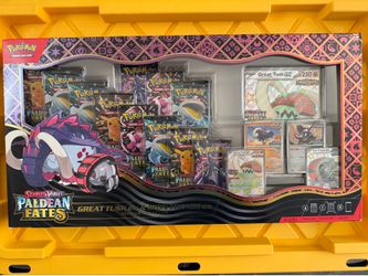 Pokemon Paldean Fates Great Tusk ex & Iron Treads ex Premium Collection