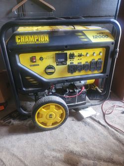 gas & battery generator