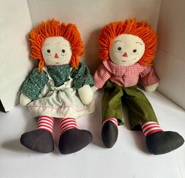 Vintage Raggedy Ann & Raggedy Andy