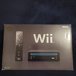 Black Nintendo Wii Console (Non-Compatible)