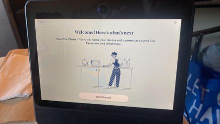 Facebook portal touchscreen