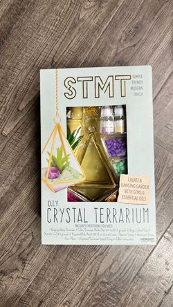 Title: STMT D.I.Y. Crystal Terrarium Kit - Create a Hang brand new