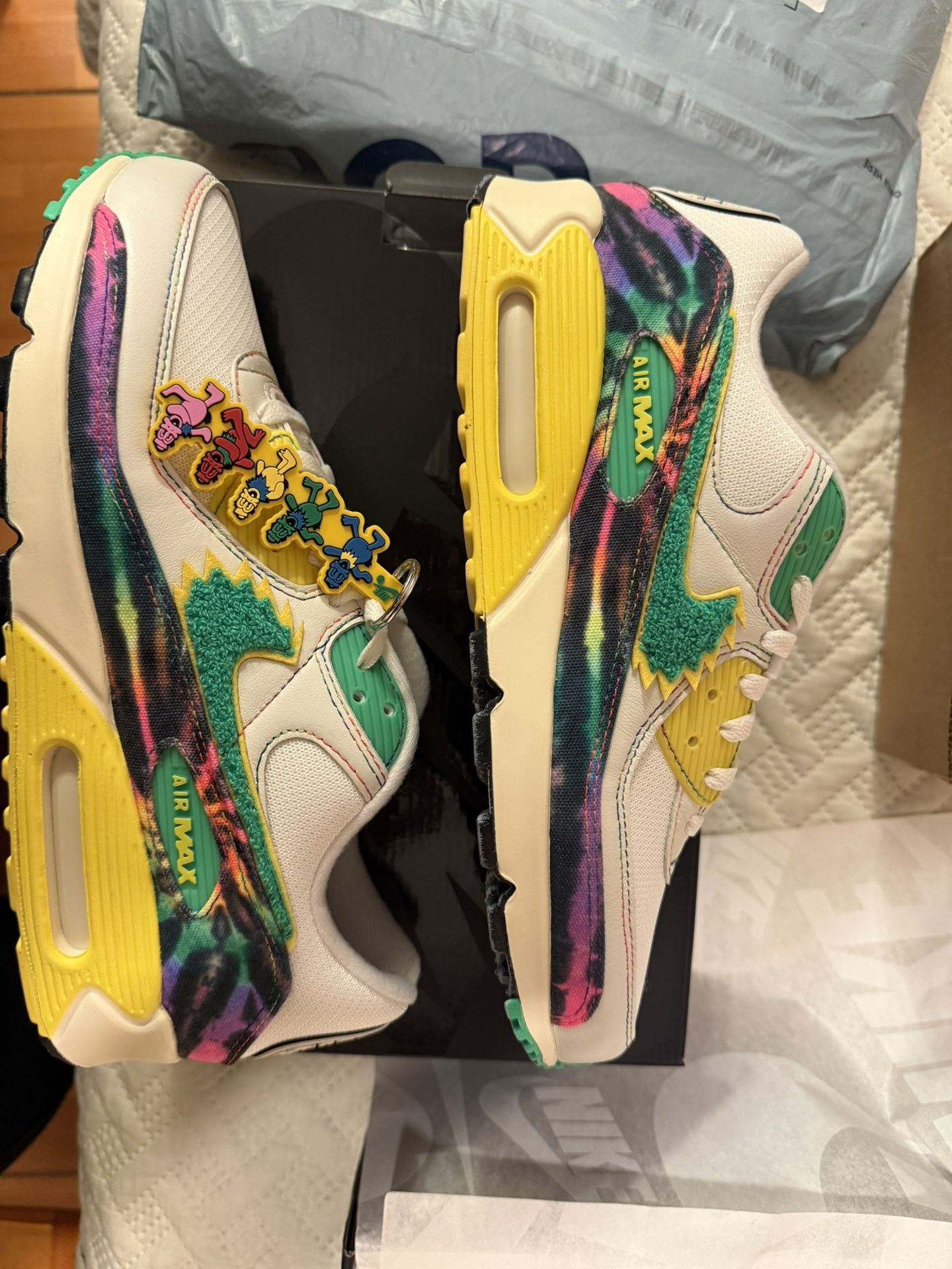 Nike Air Max 90 Grateful Dead University of Oregon Grateful Ducks Size 11