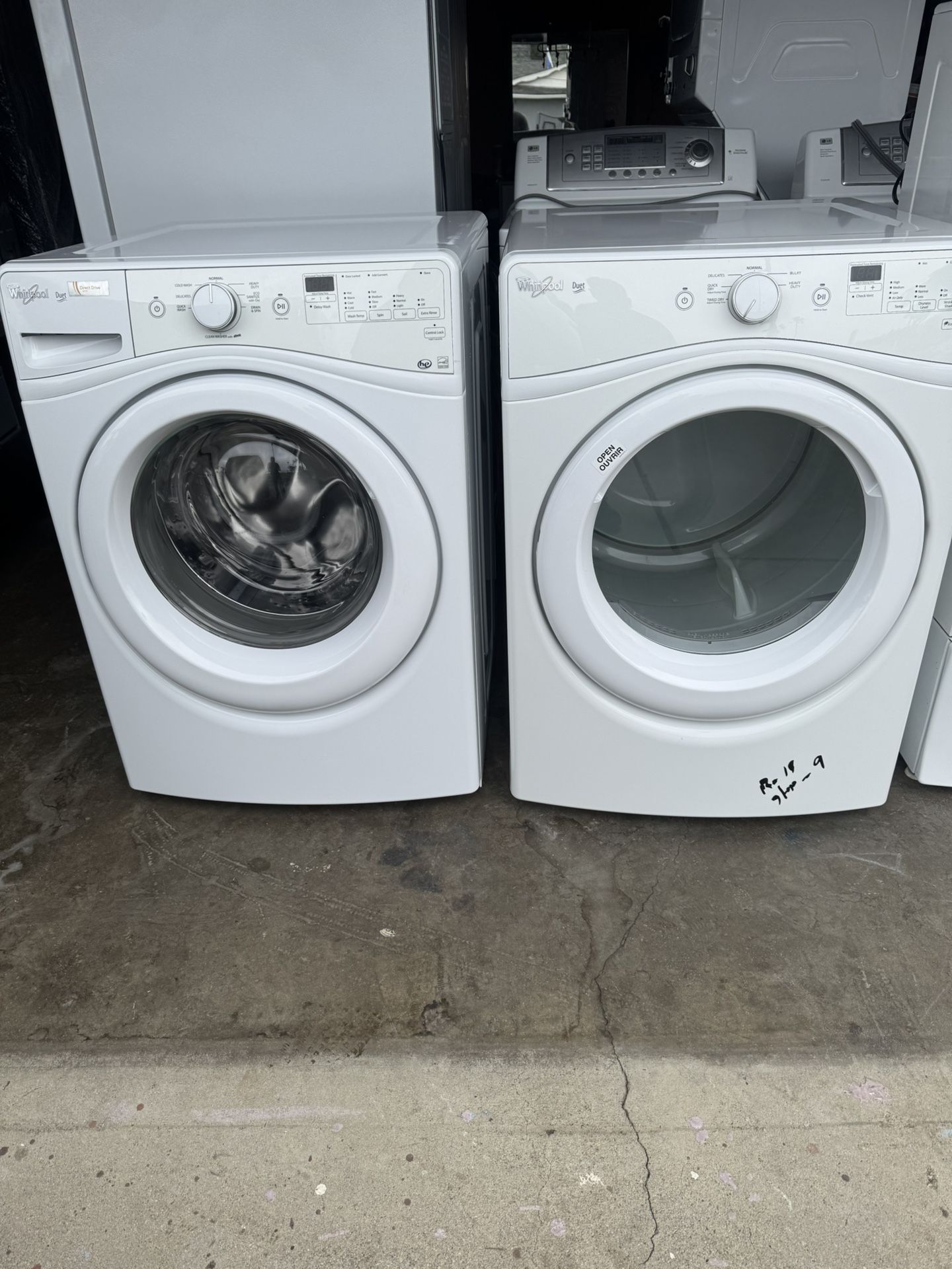 WHIRLPOOL WASHER AND DRYER
