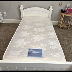 White Twin Bed frame without head board