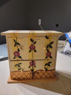 Painted 4 Drawer Box
