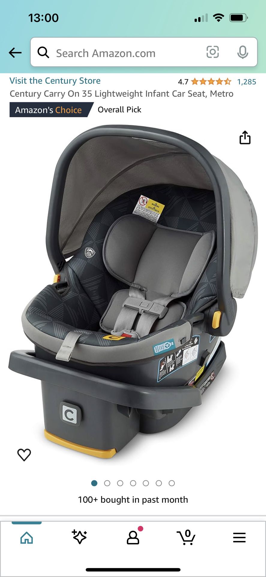 Century Baby Car Seat (brand new)