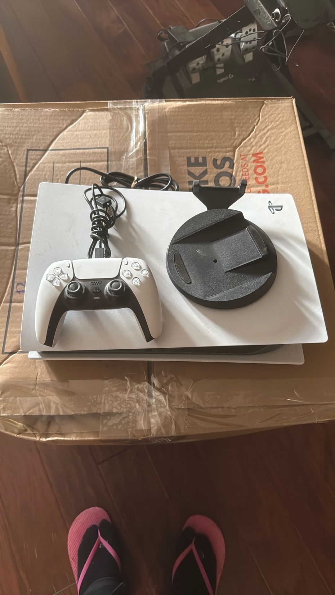 Playstation 5 Disc With Controller And Stand