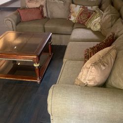 FREE Sectional & Coffee Table