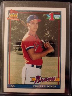 Chipper Jones Rookie Card