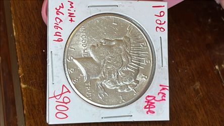 1928 Peace Silver Dollar Key Date