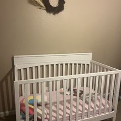 Crib And Mattress 