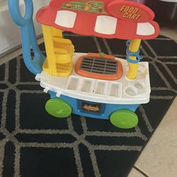 Hot Dog Toy Cart 