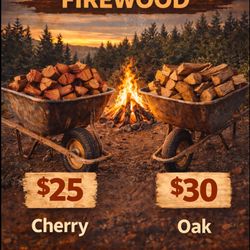 Oak & Cherry Firewood 