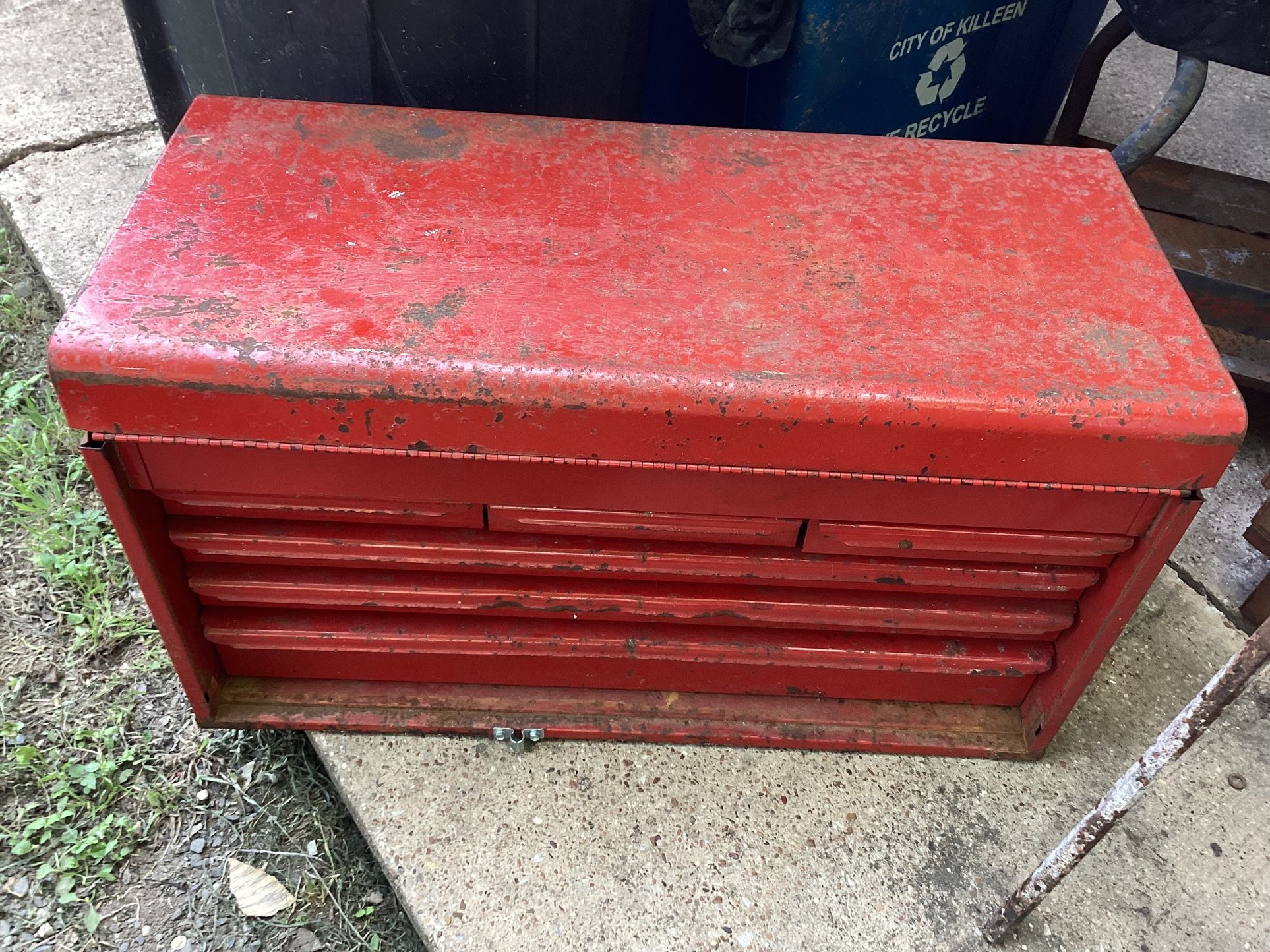 Old Metal Tool Box