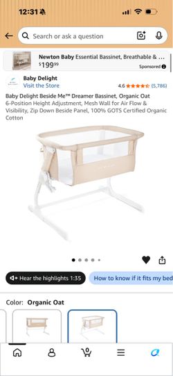 Baby Delight Beside Me Dreamer Bassinet