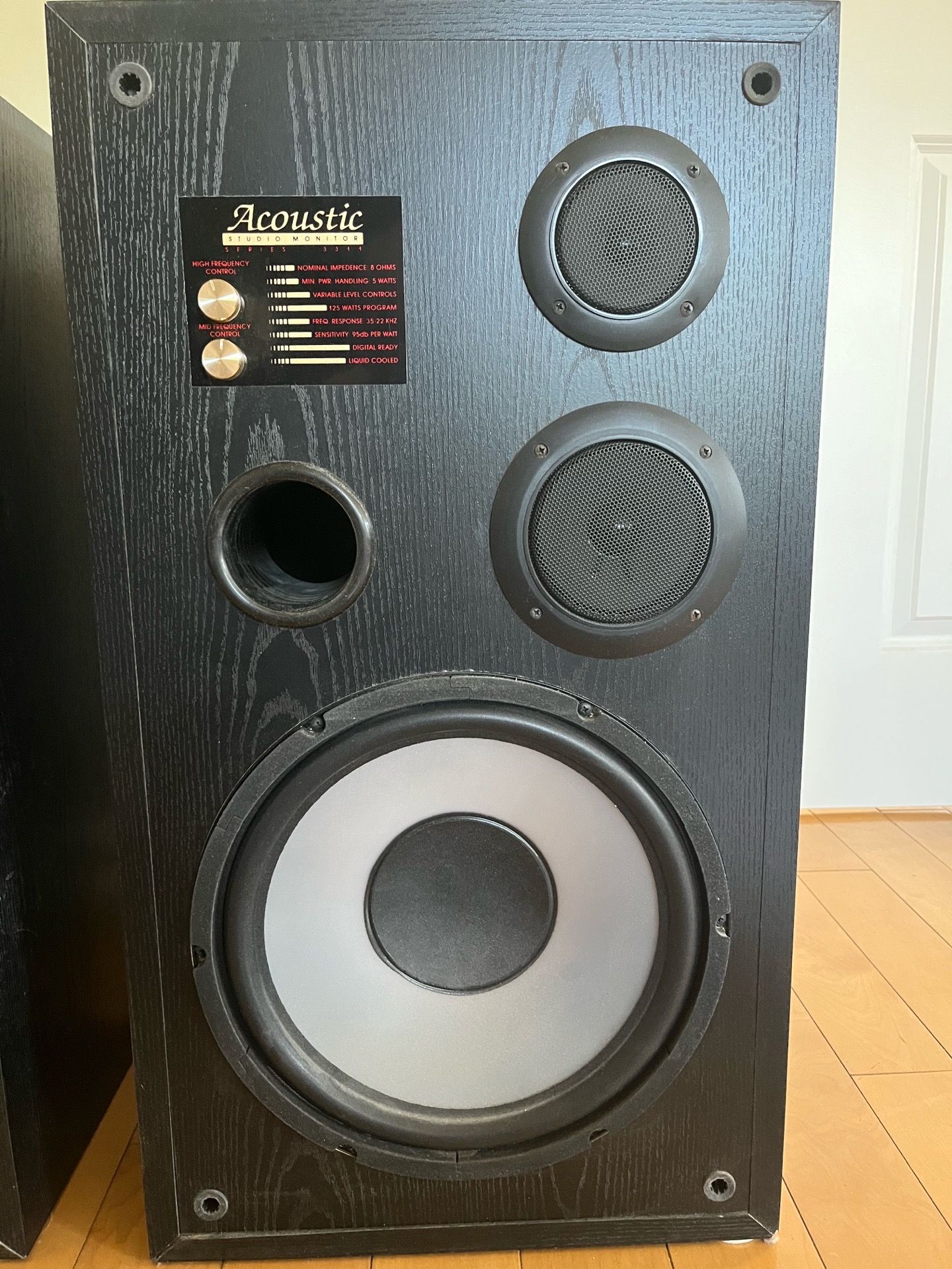 Acoustic Studio Monitor 3311 Floor Speakers — $80