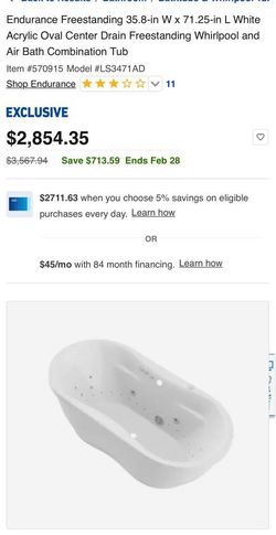 BRAND NEW BATH TUB FOR SALE