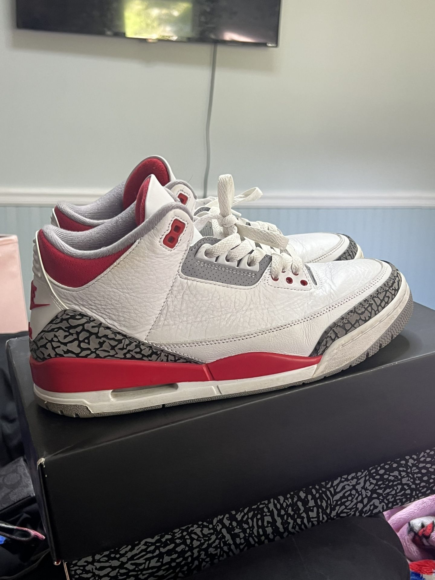 Jordan 3 Fire Red Size 10
