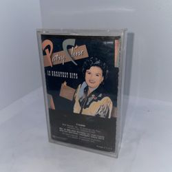 PATSY CLINE - 12 GREATEST HITS CASSETTE TAPE CLASSIC COUNTRY MUSIC VINTAGE 1988