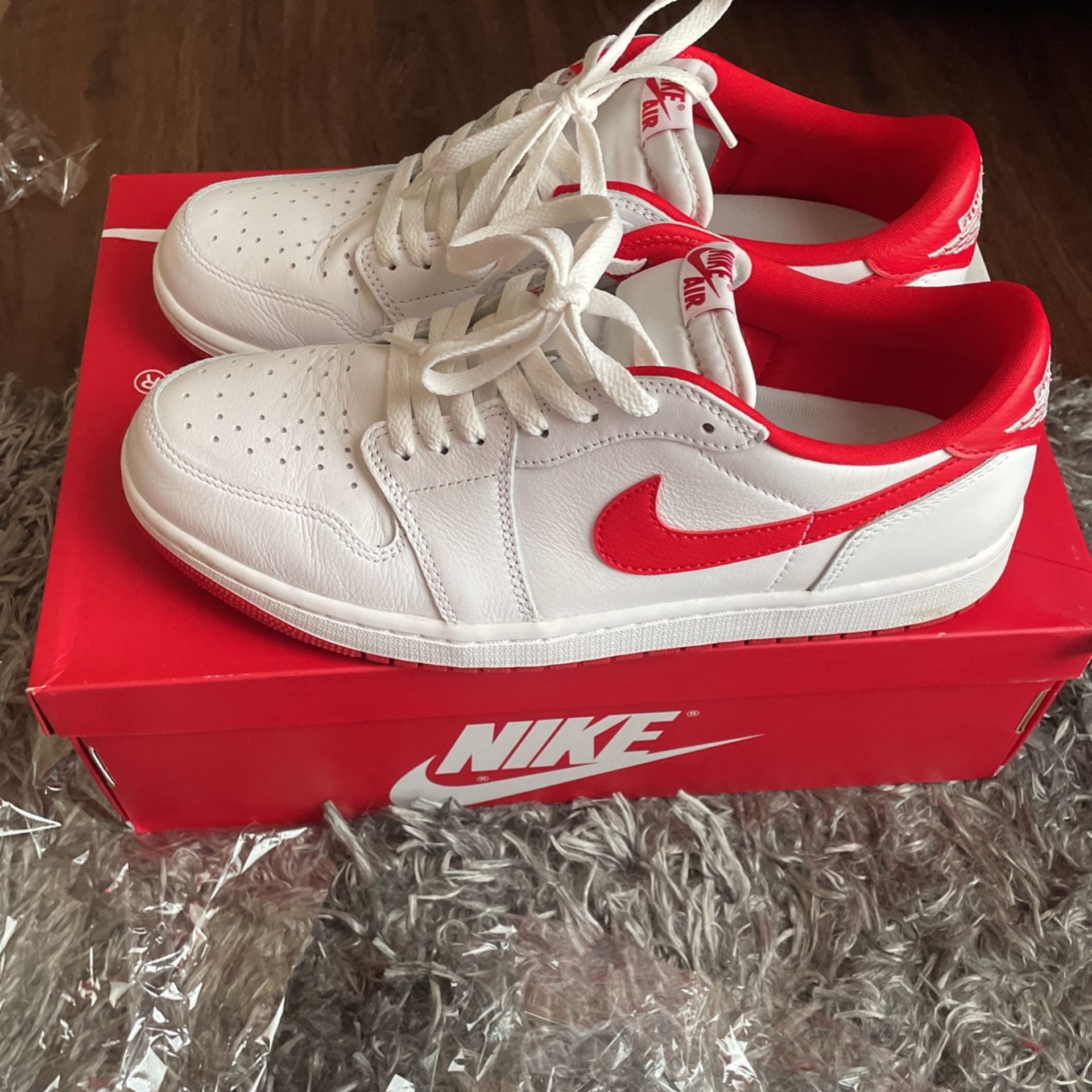 Og Low Metallic Red Jordan 1s