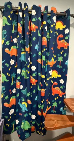 Dinosaur Blackout Curtains Set of 2